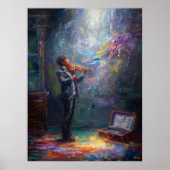 Melody in Light – Expressive Violin Contemporary ポスター (正面)