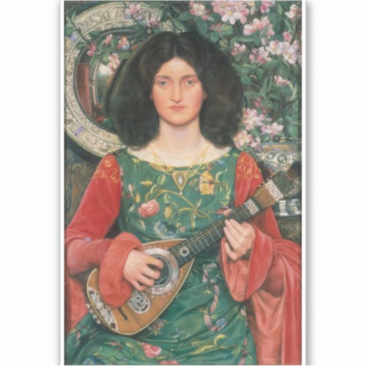 Melody (Musica), c.1895/1897 by Kate Bunce シール (正面)