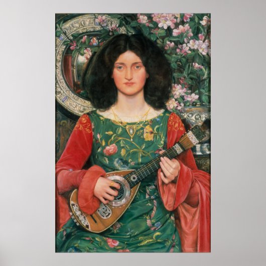 Melody (Musica), c.1895/1897 by Kate Bunce ポスター (正面)
