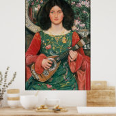 Melody (Musica), c.1895/1897 by Kate Bunce ポスター (キッチン)