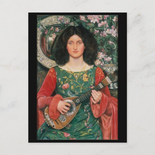 Melody (Musica), c.1895/1897 by Kate Bunce ポストカード (正面)