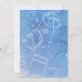 MELODY of the TORAHバーバルミツワー招待状 招待状 (裏面)