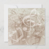 MELODY of the TORAHバーバルミツワー招待状 招待状 (裏面)