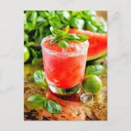 Melon Lime Cooler – Summer Cocktail シーズンポストカード