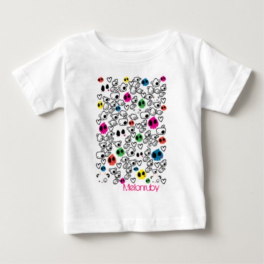 Melonrubyの子供 ベビーTシャツ (正面)