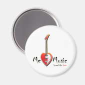 MeLoveMusicマグネット マグネット (正面/裏面)