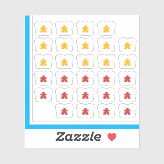 Melple Teeスタンプ – ボードゲームエンジェル シール (シート)