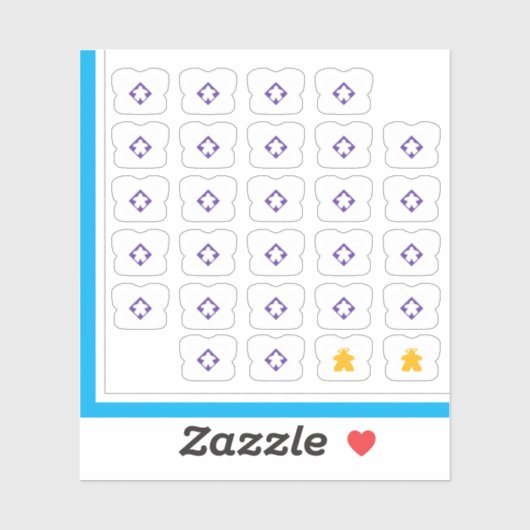 Melple Teeステッカー – ボードゲームキッド シール (シート)