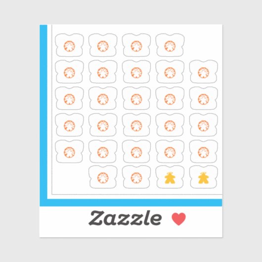 Melple Teeステッカー – ボードゲームクルー シール (シート)