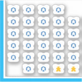 Melple Tee Stickers – ボードゲームガイ シール (正面)