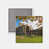 Melrose Abbey、スコットランド・マグネット マグネット (正面/裏面)