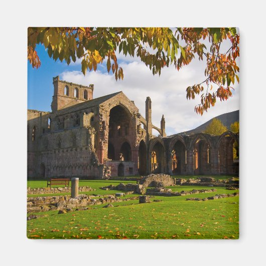 Melrose Abbey、スコットランド・マグネット マグネット (正面)