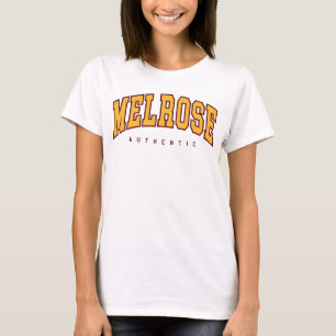 Melrose Athletics Vintage College Style Logo Tシャツ