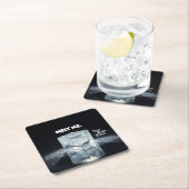 MELT ICE. Keychain スクエアペーパーコースター (インサイチュ)