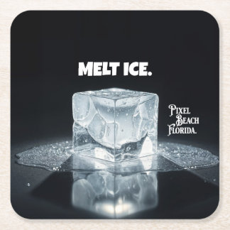 MELT ICE. Keychain スクエアペーパーコースター