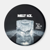 MELT ICE. Keychain マグネット (正面)