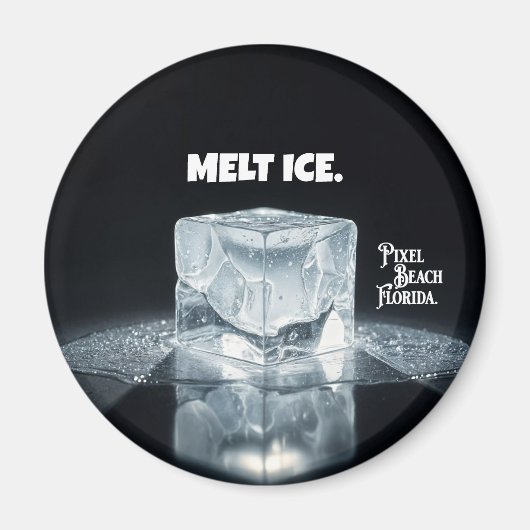 MELT ICE. Keychain マグネット (正面)