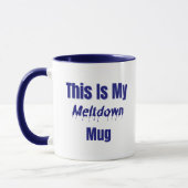 Meltdown Mug – Funny Burnout Gift マグカップ (左)