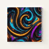 Melted Chrome ノートブック (裏面)