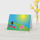 Melted Frosty Holiday  カード (黄色い花)