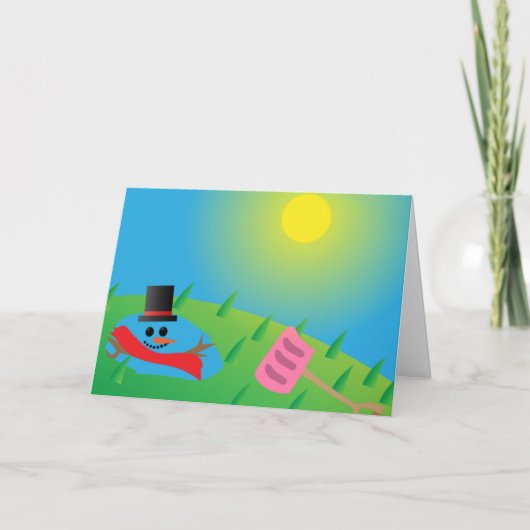 Melted Frosty Holiday  カード (正面)