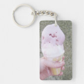 Melted Ice Cream Cone and Girl キーホルダー (正面)