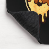 Melting 67 Dessert Style Ice Cream Drip Number Art マウスパッド (コーナー)