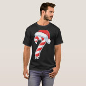 Melting Candy Cane 6 7 Ice Drip Meme 6 7 Costume C Tシャツ (正面フル)