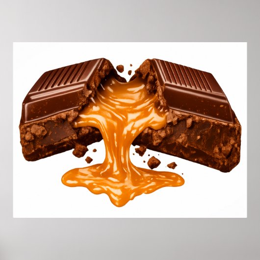 Melting Caramel Chocolate Poster ポスター (正面)