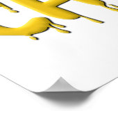 Melting Cheese Funny Poster ポスター (角)