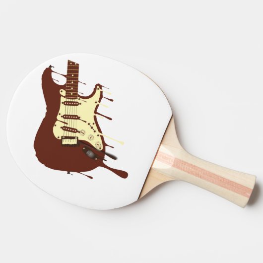 Melting Chocolate Guitar 卓球ラケット (横)