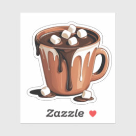 Melting Chocolate Volcano Fantasy sticker シール