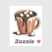 Melting Chocolate Volcano Fantasy sticker シール (シート)