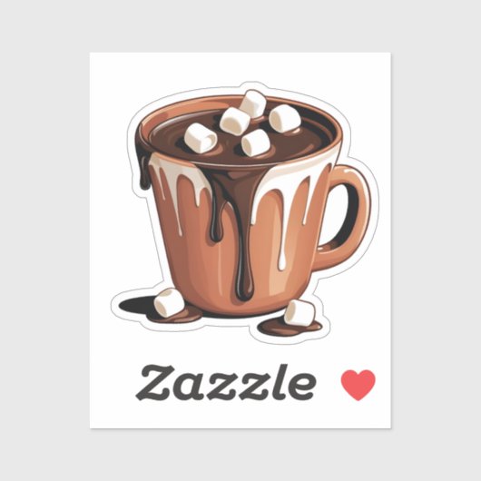 Melting Chocolate Volcano Fantasy sticker シール (シート)