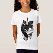 Melting Drip Strawberry Artwork Tシャツ (正面)