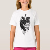 Melting Drip Strawberry Artwork Tシャツ (正面)
