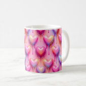 Melting Heart Mug – Pastel Love Design コーヒーマグカップ (正面右)