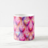 Melting Heart Mug – Pastel Love Design コーヒーマグカップ (中央)