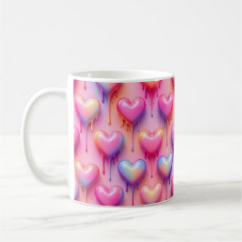 Melting Heart Mug – Pastel Love Design コーヒーマグカップ
