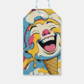 Melting Joy – Ice Cream Pop Art Explosion ギフトタグ (裏面)