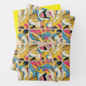Melting Joy – Ice Cream Pop Art Explosion ラッピングペーパーシート (インサイチュ)