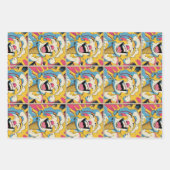 Melting Joy – Ice Cream Pop Art Explosion ラッピングペーパーシート (正面)