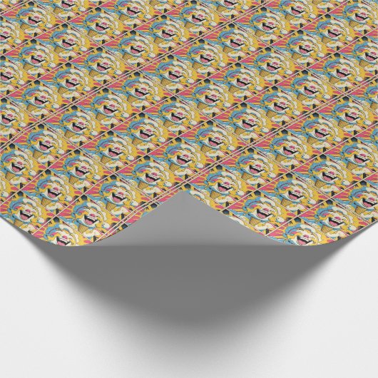 Melting Joy – Ice Cream Pop Art Explosion ラッピングペーパー (角)