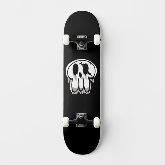 Melting Skull スケートボード (正面)