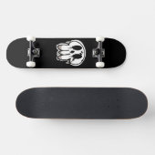 Melting Skull スケートボード (横)
