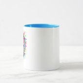 Melting Smiley Face Mug – Color Distortion Psyched マグカップ (中央)