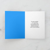 Melting Snowman January Birthday Capricorn カード (内部)