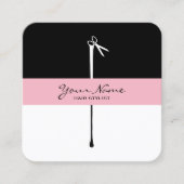 MELTPOINTはさみ美容師 スクエア名刺 (正面)