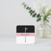 MELTPOINTはさみ美容師 スクエア名刺 (スタンド正面)