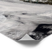 Meltwater ponds along Greenland West Coast ポスター (角)
